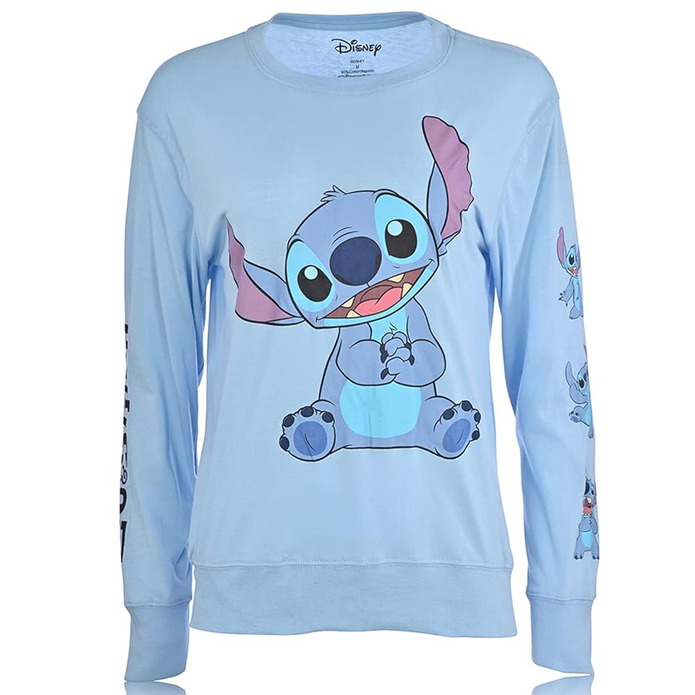 【新品最安】新品未使用 STITCH CLASSIC LOGO L/S TEE Amazon.com: Ladies Lilo and Stitch Shirt - Ladies Classic